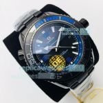 OE Swiss Replica Omega Seamaster Planet Ocean Deep Black 600m GMT Watch Blue